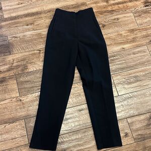 Zara Women's Black High-Waisted Trousers